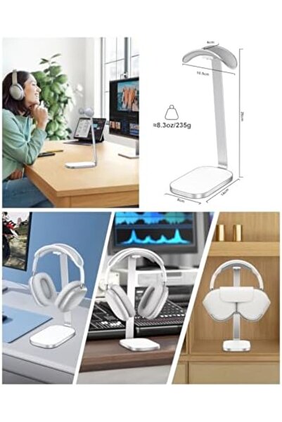 Nacario Nrcrioshop Headphone Stand, Heavy Duty Headphone Holder for AirPods M...