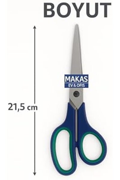 Nacario Nrcrioshop 21.5 cm Stainless Steel Large Office Scissors – Ergonomic ...