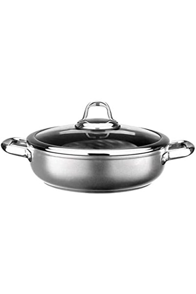 Nacario Nrcrioshop Titanium 28cm Shallow Pot, Steel Handle, Special Framed Gl...