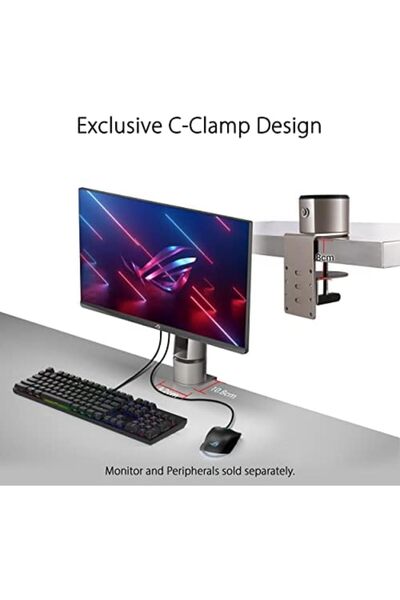 Nacario Nrcrioshop Rog Monitor Desk Mount Kit Acl01 Supports Most 24" to 49" ...