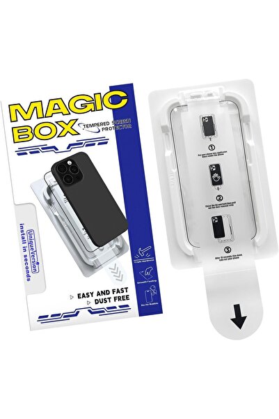 Nacario Nrcrioshop 14 Pro Screen Protector Glass |   Magic-Box Dust-Free Alig...