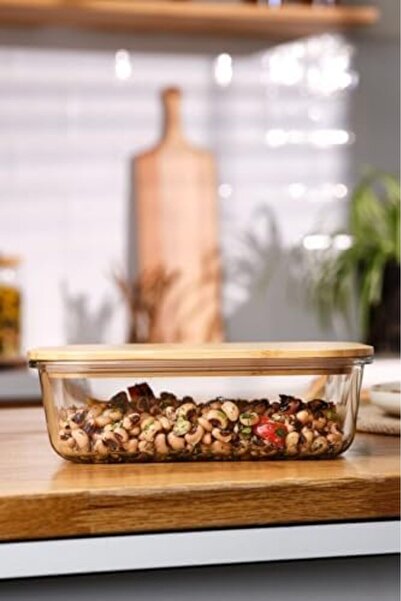 Yıldızan esnshop حاوية تخزين من البوروسيليكات الطبيعية سعة 1520 مل 1209132