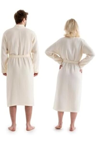Nacario Nrcrioshop Deni̇zli̇ Concept Kimono 4 Layer Muslin Bathrobe 1201248