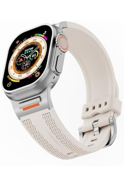 Nacario Nrcrioshop Smartwatch Sports Strap, Silicone Material, Compatible wit...