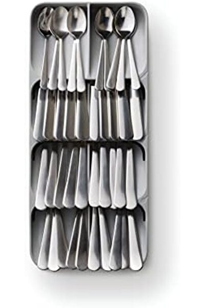 Nacario Nrcrioshop 85119 Drawerstore Compact Cutlery Organizer, Gray 1201248
