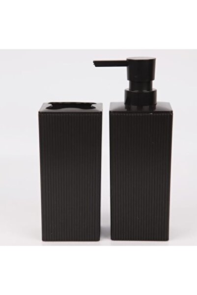 Nacario طقم حامل صابون وفرشاة أسنان بلاستيكية باللون الرمادي من نركريوشوب (أس...