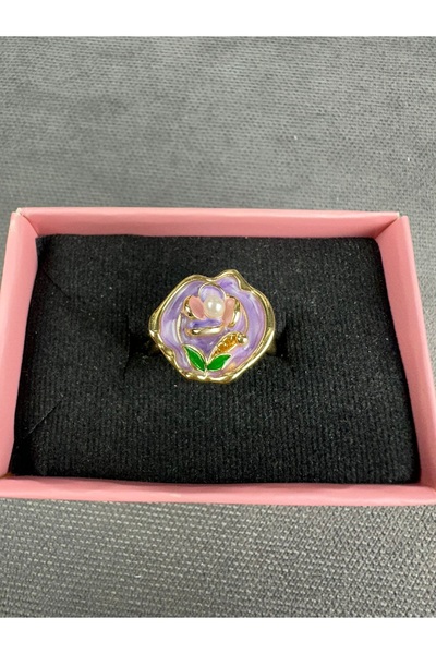 Mutenaura خاتم قابل للتعديل مطلي بالمينا