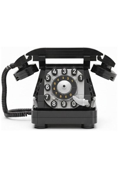 OyuncaklarÜlkesi مجموعة بناء هاتف قديم الطراز باللون الأسود مكونة من 240 قطعة...