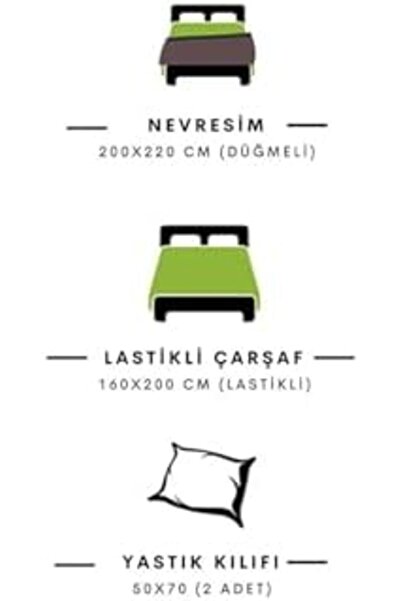 Nacario Nrcrioshop Laliva Esintisi Bed Sheet I Elastic Double Duvet Cover Set...