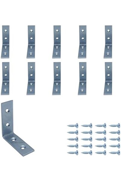 Nacario Nrcrioshop 10 Units. L Iron Miter Corner Bracket 16X45X45Mm - Furnitu...