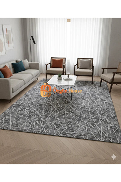 Dinarsu Elite Modern Jel Tabanlı Kaymaz Halı