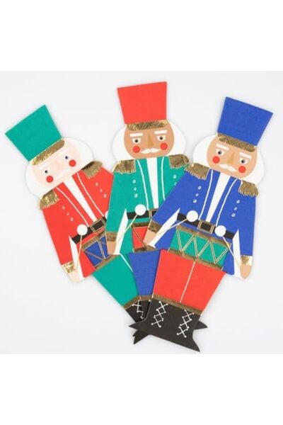 Nacario نوركريوشوب - مناديل مزينة بتصميم كسارة البندق - مناديل كسارة البندق (...