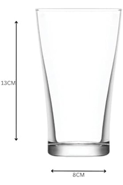 Nacario Nrcrioshop 6-Pack Joy Water and Soft Drink Glasses - 355 Cc (80X130 m...