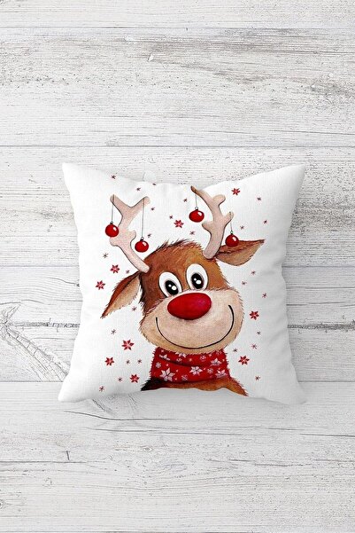 Nacario Nrcrioshop Pelangi New Year's Deer Double Side Printed Invisible Zipp...