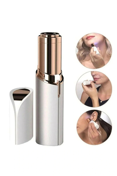 Genel Markalar Ruj Şeklinde Yüz Tüy Temizleyici Tüy Alma Temizleme Brows Kaş ...