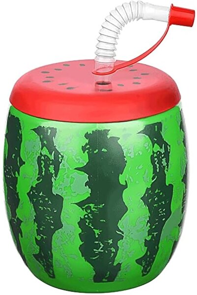 Nacario Nrcrioshop Watermelon Glass with Straw 1201248