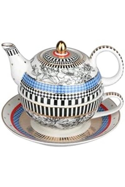 Nacario طقم إبريق شاي وفنجان NrcrioShop Art Maggey مفرد 1201248