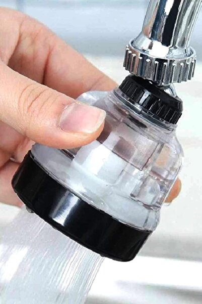 Yıldızan esnshop رأس حوض مطبخ شفاف بثلاث وظائف، رأس صنبور دوار 360 درجة موفر ...