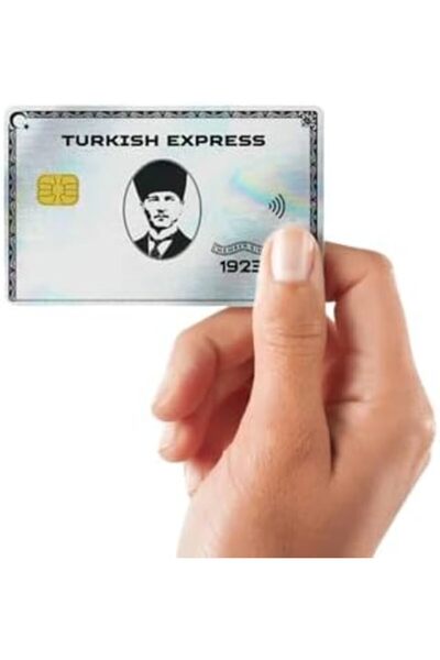Nacario بطاقة NrcrioShop TURKISH EXPRESS مع طباعة هولوغرام وملصق (طباعة عالية...