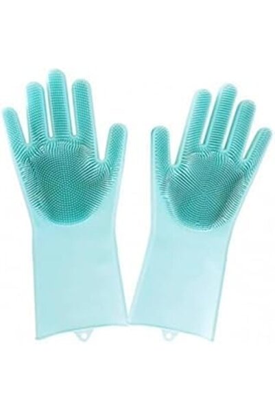 Nacario Nrcrioshop Silicone Serrated Dishwashing Gloves, Protective Kitchen C...