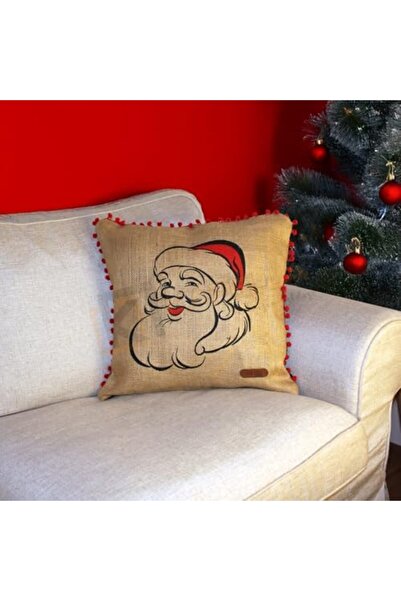 Nacario Nrcrioshop Tasseled Jute Gift Bag 50 * 50 Santa Claus Pattern 1201248