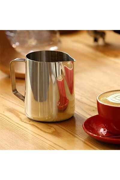 Nacario Nrcrioshop Stainless Steel Milk Jug - Barista Milk Warmer & Frother |...