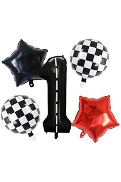 Nacario مجموعة بالونات من رقائق الألمنيوم بتصميم سباقات السيارات من NrcrioSho...