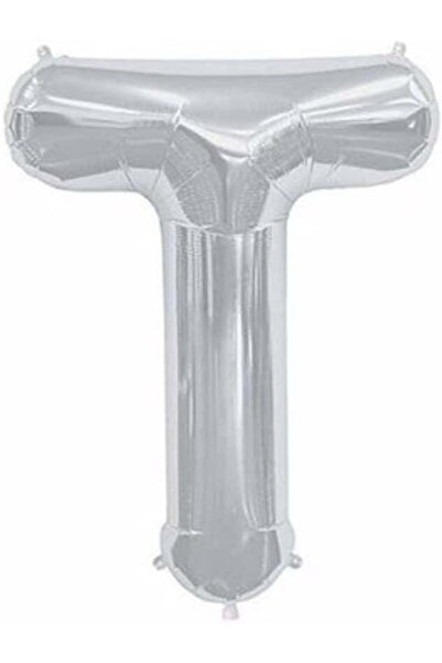 Nacario Nrcrioshop Letter t Foil Silver Balloon Small 35 cm 1201248