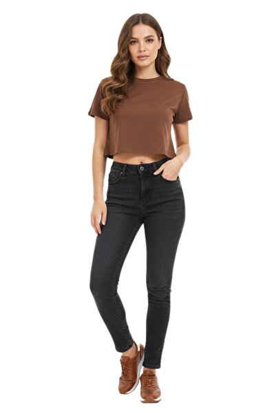 Woow Women's High Waist Jeans Skinny Leg Pants 2248 Bgl-St02900