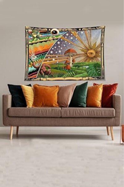 Yıldızan esnshop بيلانجي ساراي سجادة حائط من القماش المخملي المقاوم للبقع بنم...