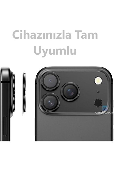 Yıldızan Esnshop Camera Lens Protector for 17 Pro Max [Shockproof] Aluminum L...