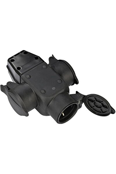 Nacario سلسلة NrcrioShop Schuko-Gummik IP44 مرخصة للاستخدام الخارجي، مزودة بـ...