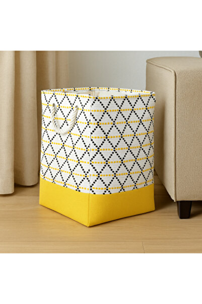 Generic Geometric Pattern Fabric Storage Basket