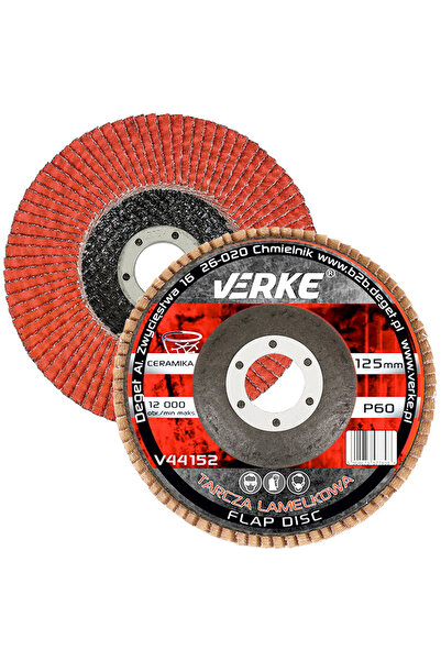 VERKE Sanding disc P60, VERKE, 125mm, ceramic, V44152