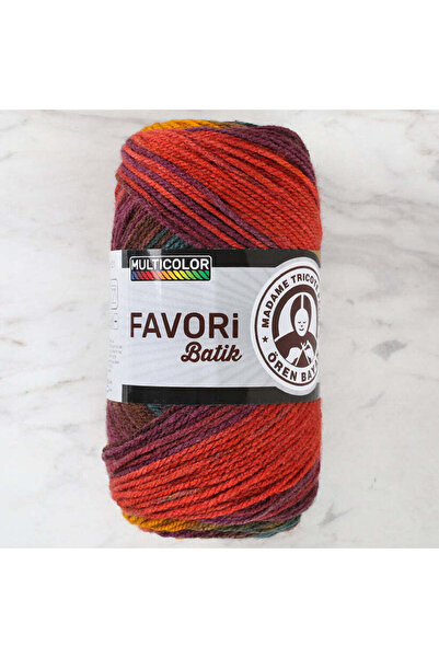 Ören Bayan FAVORİ BATİK Ebruli El Örgü İpi (3 Adet) - Renk: 901