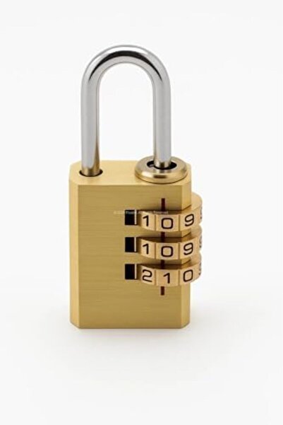 Nacario قفل مشفر من NrcrioShop Worex، نحاسي، بكلمة مرور مكونة من 3 أرقام، 79 ...