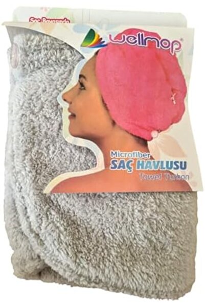 Nacario Nrcrioshop Hair Towel Gray 1201248