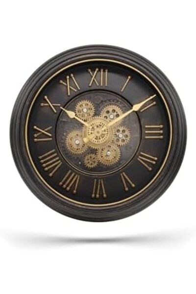 Yıldızan Trndystorex Premium Serisi Antik Eskitme Kadranlı Döner Çarklı Ev ve...