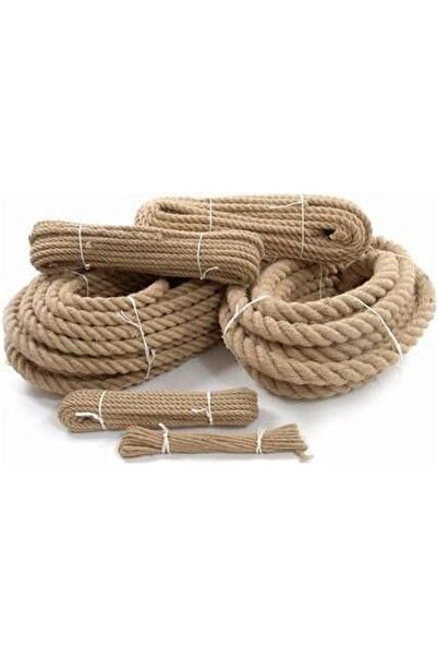 Nacario حبل الجوت من نركريوشوب، حبل خيطي طبيعي، سمك 6 ملم، 5 كيلوغرام 1201248