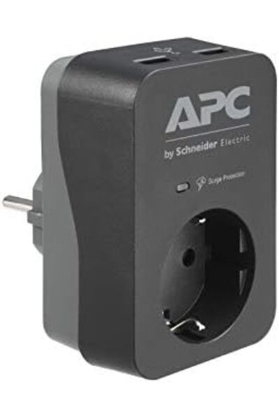 Nacario Nrcrioshop Apc Surgearrest 1 Outlet 2 USB Ports Black 230 V - Pme1Wu2...