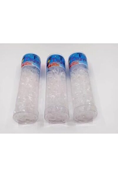 Yıldızan esnshop - مشبك مطاطي شفاف 100 قطعة 1209132