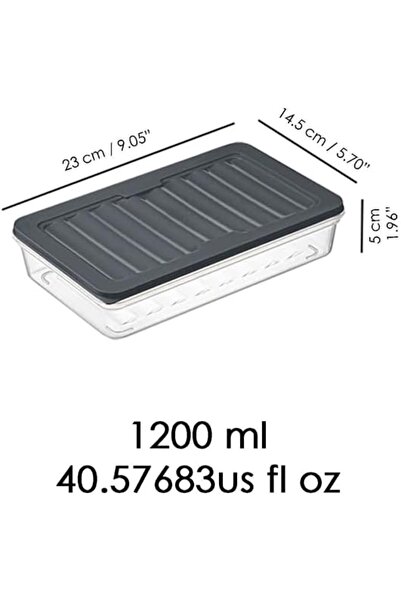 Yıldızan Esnshop 4 Pieces Refrigerator Organizer, Multi-Purpose Storage Conta...