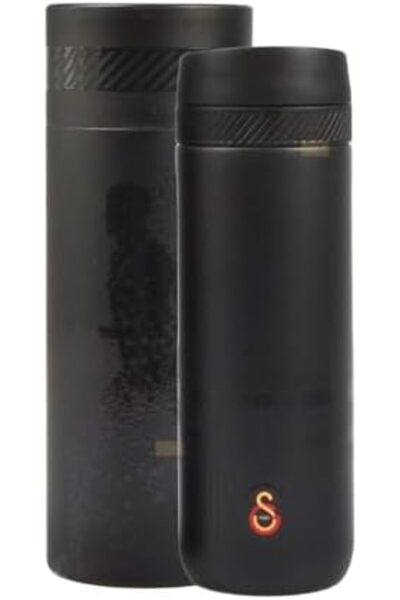 Nacario ترمس من الفولاذ المقاوم للصدأ ذو طبقتين من NrcrioShop بسعة 550 مل، مر...