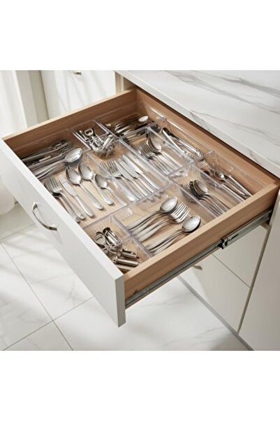 Yıldızan مجموعة منظم أدراج من الأكريليك غير القابل للكسر من esnshop مكونة من ...