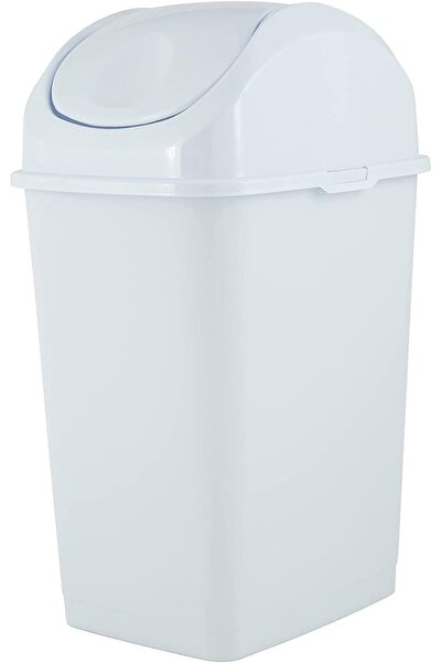 Nacario سلة مهملات بلاستيكية صغيرة من نركريو شوب سوبريو، سعة 1.25 جالون، مدمج...