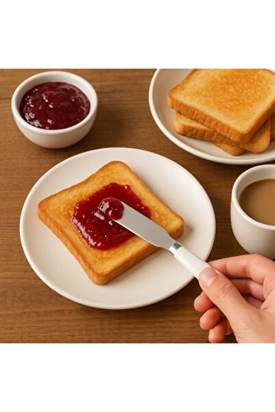 esplendor Espshopx 6-Piece Breakfast and Butter Knife Set – 11 cm Spreading K...