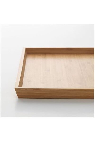 Yıldızan Gnyshop Bamboo Square Tray 25X33 cm Presentation Tray 153783