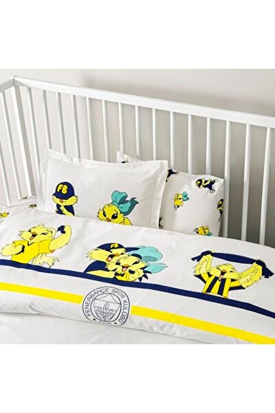 Nacario Nrcrioshop Stripe Standard Cotton Duvet Cover Set , Yellow-Navy Blue,...