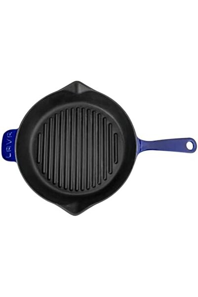 Nacario سلسلة نركريوشوب بريميوم - صينية شواء من الحديد الزهر، دائرية، 28 سم، ...