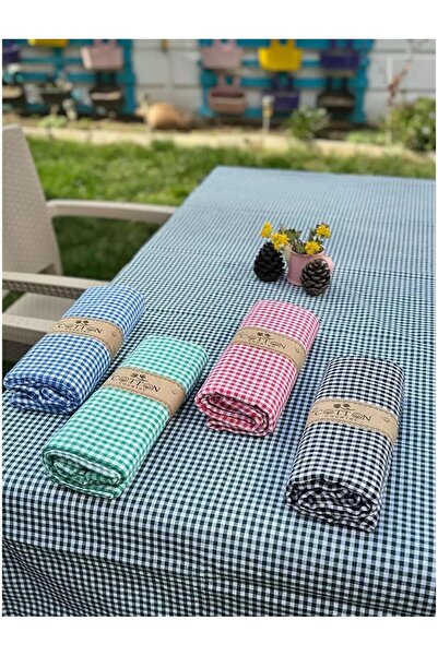 Yıldızan McStorebuy Kare Desenli Sofra Bezi, Piknik Masa Örtüsü, Pamuklu Yer ...